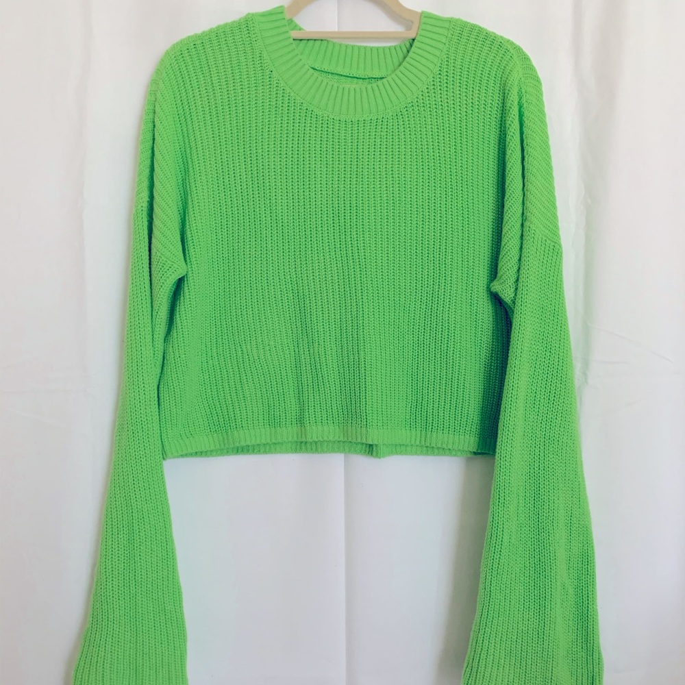 Hollister Bell Sleeve Knit Sweater